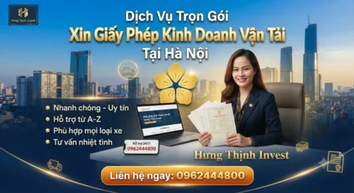 Xin giấy phép kinh doanh vận tải tại Hà Nội