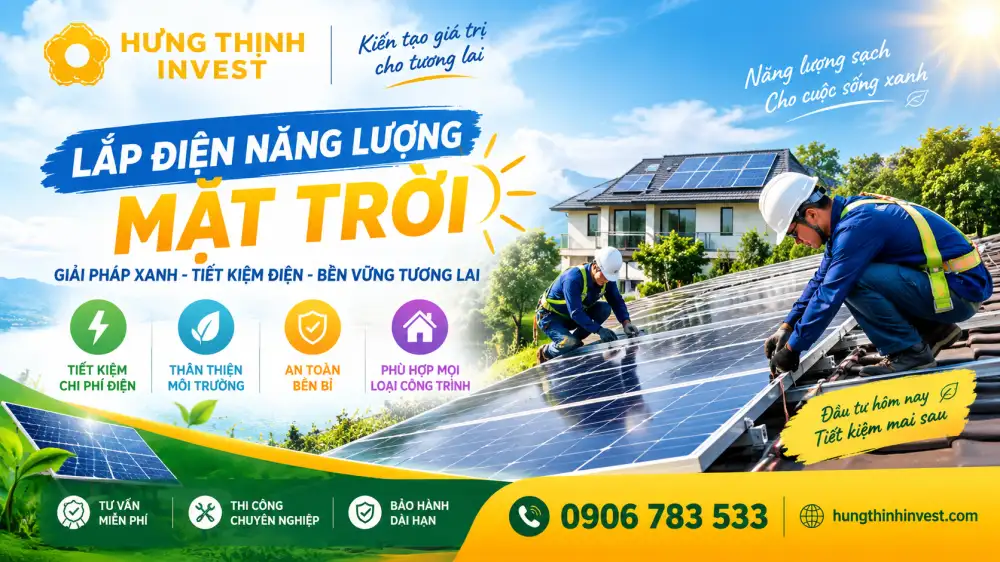 Đơn vị lắp điện năng lượng mặt trời ở Cần Thơ