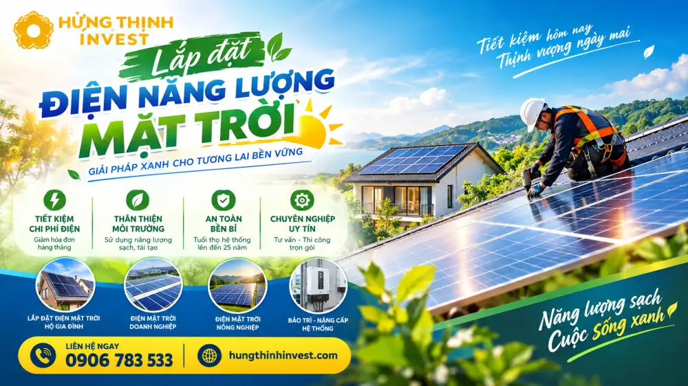 Đơn vị nào lắp điện mặt trời ở Long An?