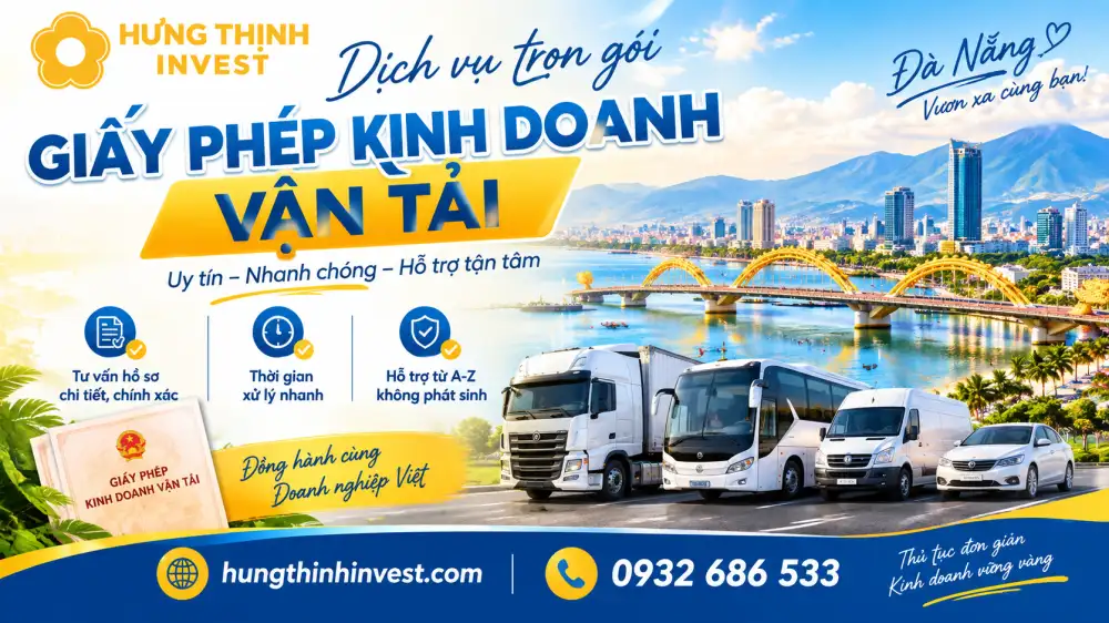 Giấy phép kinh doanh vận tải tại Đà Nẵng làm thế nào?