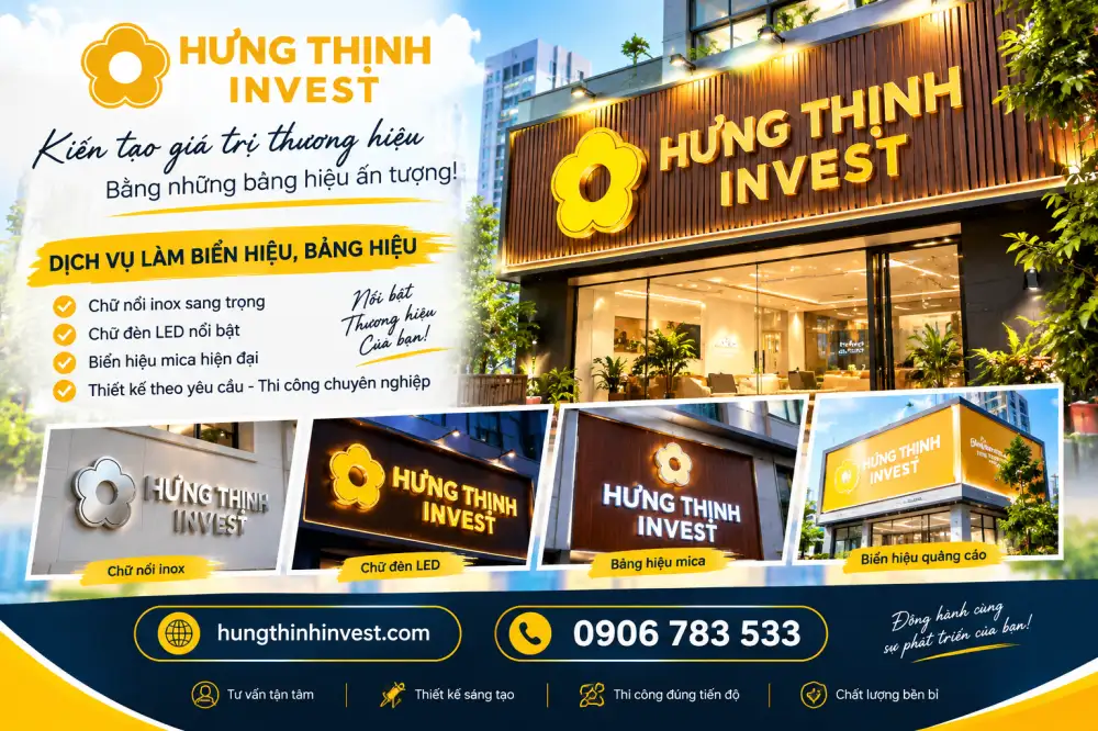 Làm bảng hiệu LED tại TP.HCM thế nào?