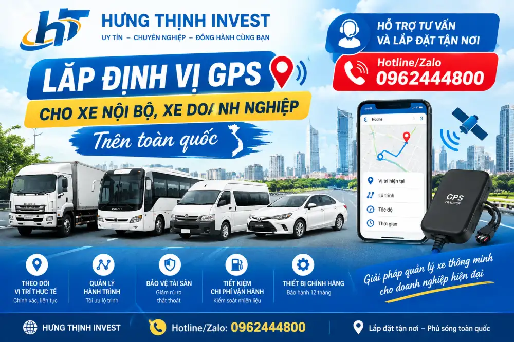 Lắp định vị GPS cho xe tại Đồng Nai