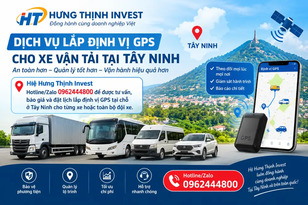 Lắp định vị GPS cho xe tại tại Tây Ninh