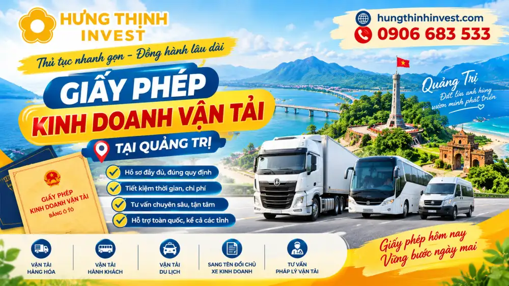 Xin giấy phép kinh doanh vận tải ở Quảng Trị