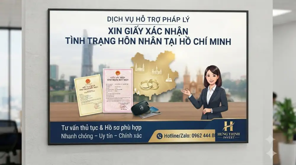 Xin Giấy xác nhận tình trạng hôn nhân tại Hồ Chí Minh