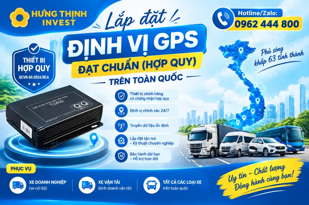 Lắp định vị GPS hợp chuẩn theo quy đinh