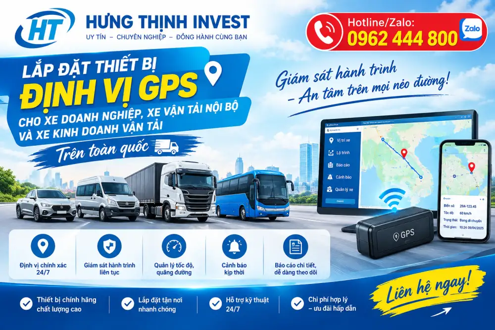 Lắp hộp đen GPS cho xe tại An Giang