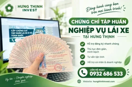Giấy chứng nhận tập huấn nghiệp vụ lái xe