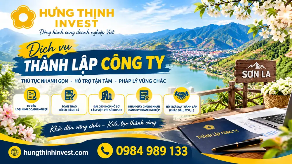 Đăng ký thành lập công ty tại Sơn La