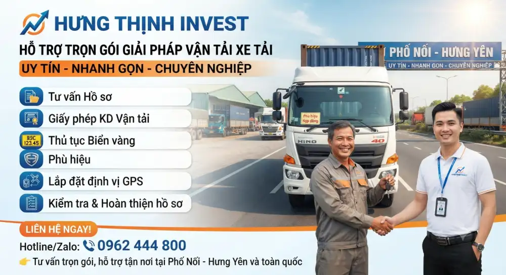 Đổi biển trắng sang vàng cho xe ở Hưng Yên