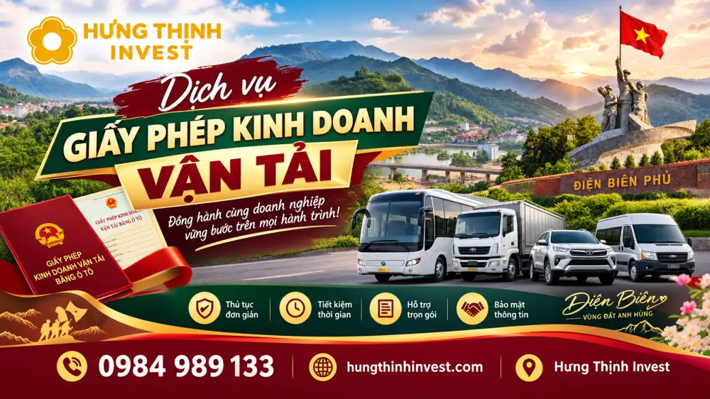 Cấp giấy phép KDVT nhanh ở Điện Biên?