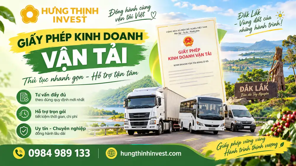 Làm giấy phép kinh doanh ở Đắk Lắk