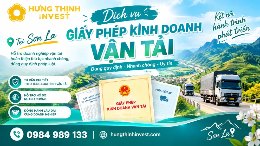 Xin giấy phép vận tải tại Sơn La