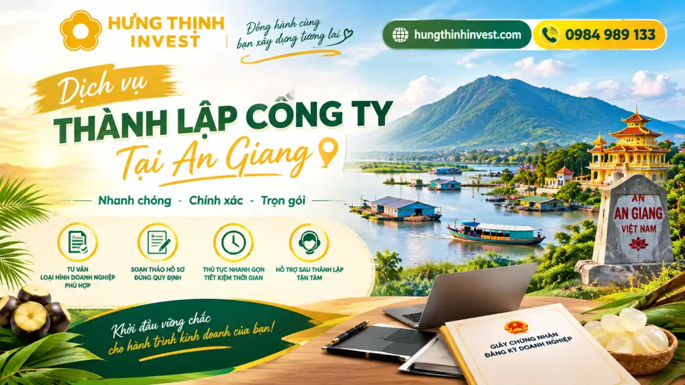 Mở công ty tại An Giang cần chọn loại hình nào?