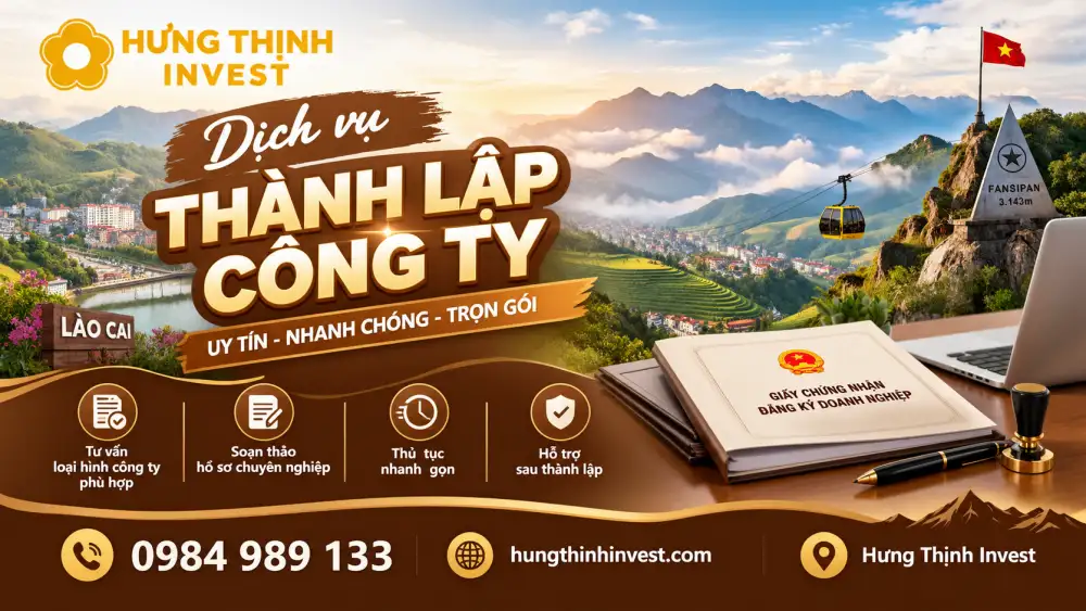 Mở công ty tại Lào Cai để kinh doanh dịch vụ