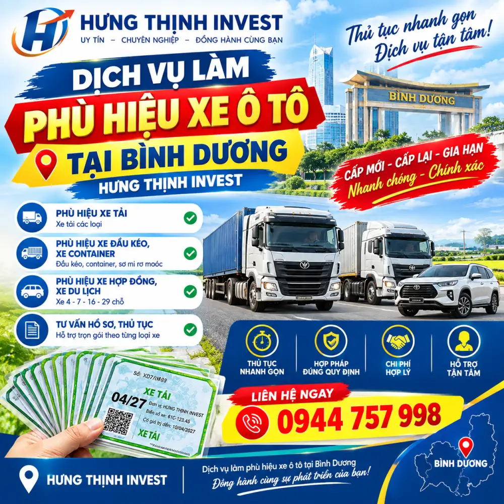 Tôi muốn làm phù hiệu ô tô tại Bình Dương ??