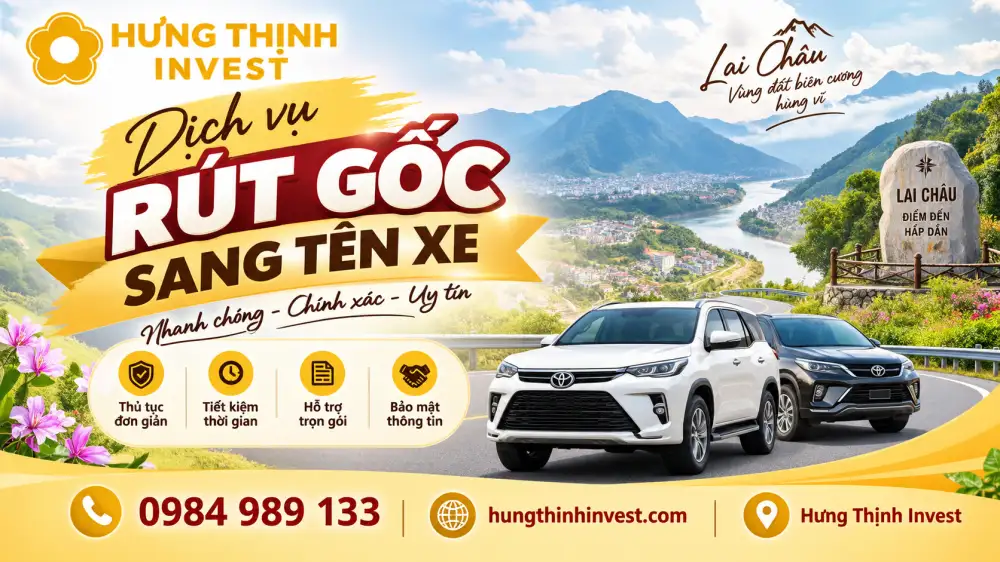 Rút gốc sang tên xe tại Lai Châu mất mấy ngày?