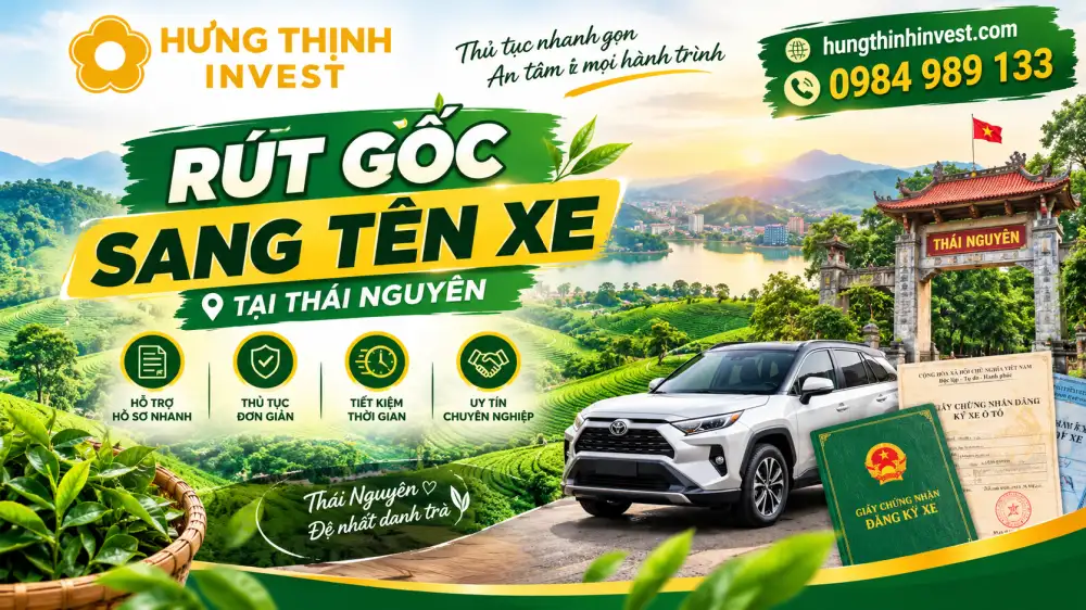 Rút gốc xe tại Thái Nguyên cần hồ sơ gì?