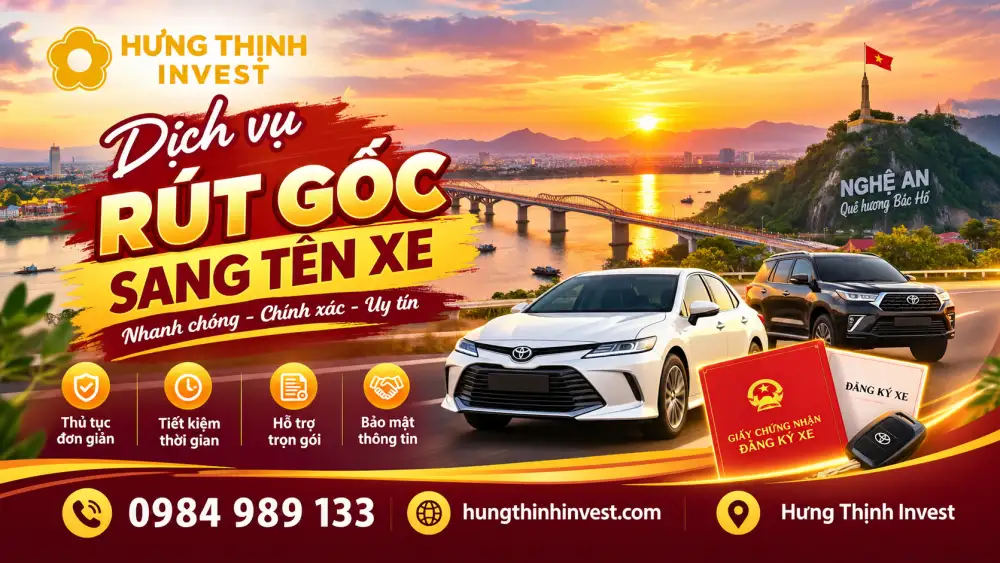 Rút hồ sơ xe ở Nghệ An sang tên tỉnh khác thế nào?