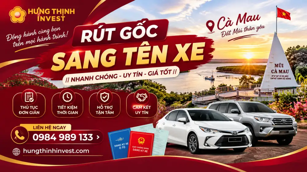 Sang tên xe ở Cà Mau có làm dịch vụ không?
