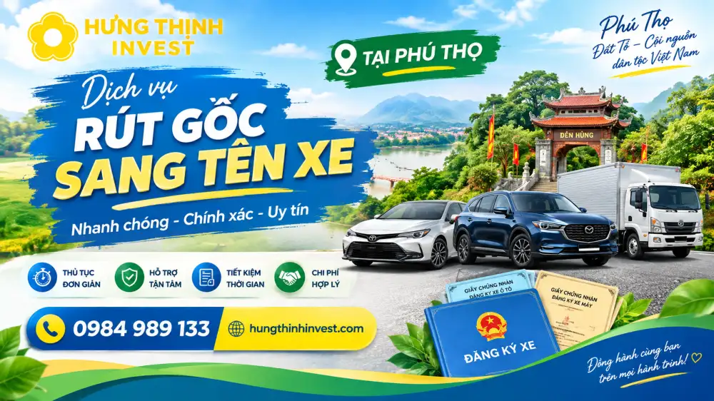 Sang tên xe tỉnh khác ở Phú Thọ