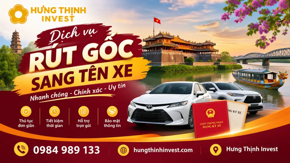 Sang tên xe uy tín ở đâu TP Huế