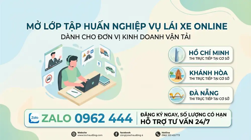 Đăng kí học tập huấn nghiệp vụ lái xe