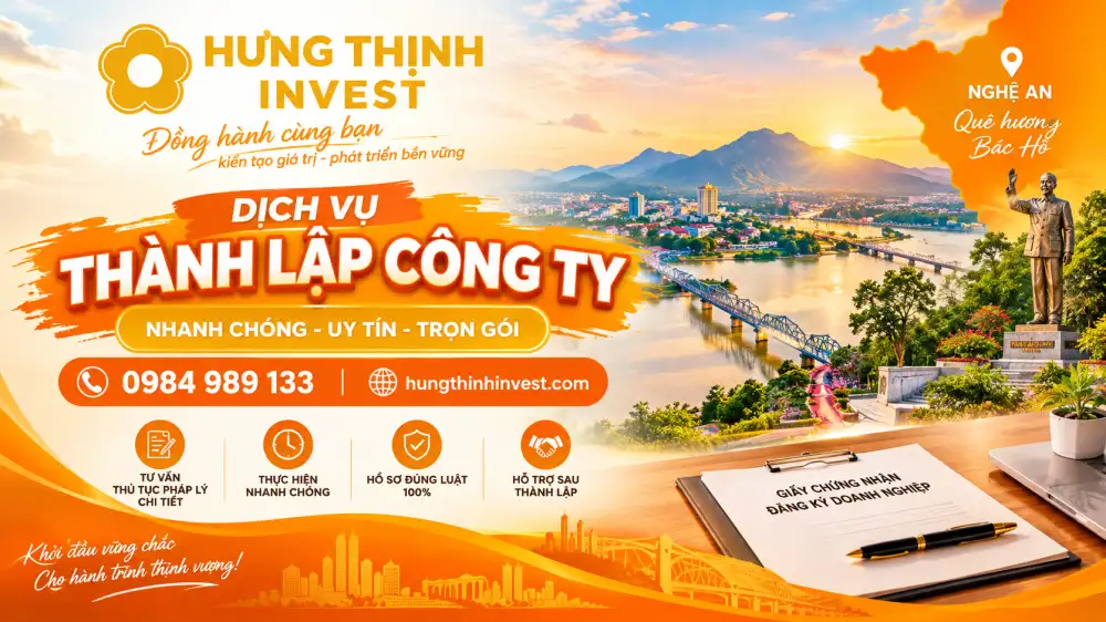Thành lập công ty ở Nghệ An chi phí ra sao?