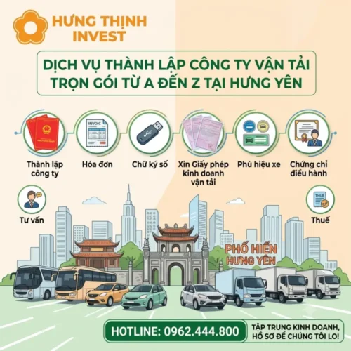 Thành lập công ty vận tải cần những thủ tục gì?