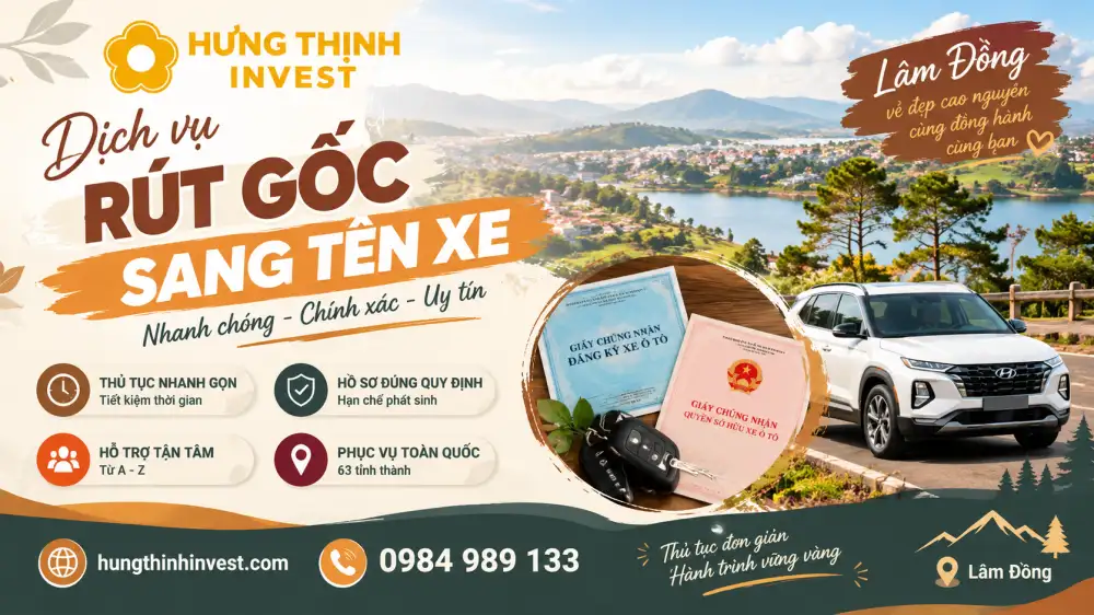 Thủ tục sang tên xe giá tốt ở Lâm Đồng